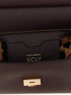 Dolce & Gabbana Sicily Grande Dauphine Leather Handbag
