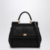 Dolce & Gabbana Dolce&Gabbana Black embroidered handbag Sicily medium