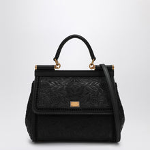  Dolce & Gabbana Dolce&Gabbana Black embroidered handbag Sicily medium