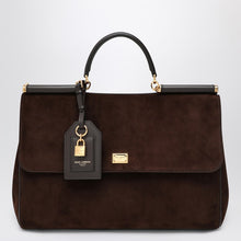  Dolce & Gabbana Dolce&Gabbana Ebony brown suede large bag My Sicily