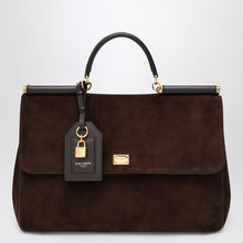 Dolce & Gabbana Dolce&Gabbana Ebony brown suede large bag My Sicily