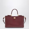 Dolce & Gabbana Dolce&Gabbana Vittoria handbag in dark red leather