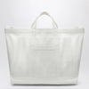 Tekla White cotton beach bag