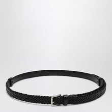  Dolce & Gabbana Dolce&Gabbana Black woven leather belt