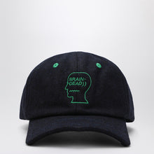  Brain Dead Navy wool-blend baseball cap