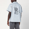 Brain Dead Grey/blue cotton shirt