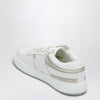 Givenchy White/beige leather and suede sneakers 4G