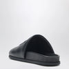 Givenchy Label flat mules in black nappa leather