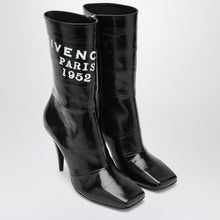  Black Sliced Square GIVENCHY Tape ankle boots