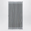 Tekla Navy blue/white striped beach towel