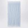 Tekla Light blue/white striped beach towel