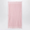 Tekla Pink/white striped beach towel