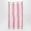 Tekla Pink/white striped beach towel