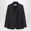 Max Mara Midnight blue jacket in cotton denim effect