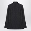 Max Mara Midnight blue jacket in cotton denim effect