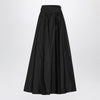 Max Mara Pianoforte Sleeveless dress in black taffeta