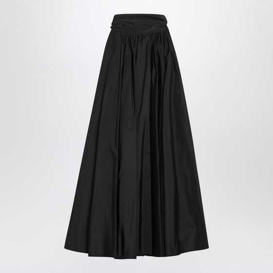 Max Mara Pianoforte Sleeveless dress in black taffeta
