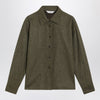 Max Mara Moss green shirt in wool felt