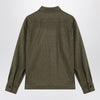 Max Mara Moss green shirt in wool felt