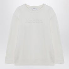 Max Mara White sweatshirt in silk blend