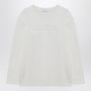 Max Mara White sweatshirt in silk blend
