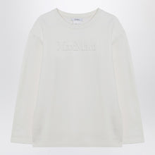  Max Mara White sweatshirt in silk blend