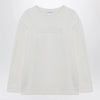 Max Mara White sweatshirt in silk blend