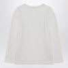 Max Mara White sweatshirt in silk blend