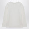 Max Mara White sweatshirt in silk blend