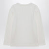 Max Mara White sweatshirt in silk blend