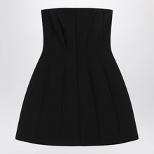  Max Mara Pianoforte Black bustier dress in sablé