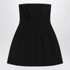 Max Mara Pianoforte Black bustier dress in sablé