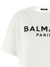 Balmain Logo Crop T-shirt