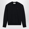 Ami Paris Ami De Coeur midnight blue sweatshirt