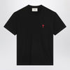 Ami Paris Black Ami De Coeur T-shirt