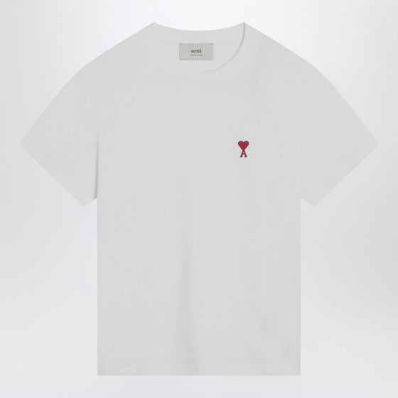 Ami Paris White Ami De Coeur T-shirt