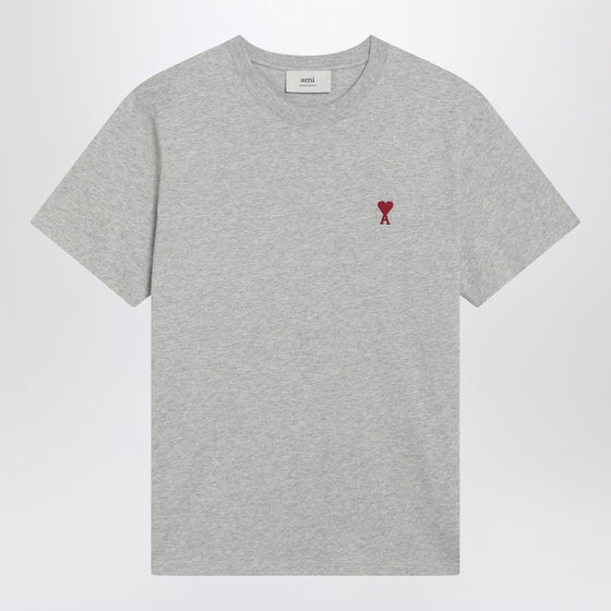 Ami Paris Ami De Coeur grey T-shirt