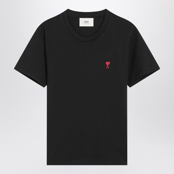 Ami Paris Ami De Coeur black T-shirt