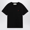 Ami Paris Black Ami De Coeur T-shirt