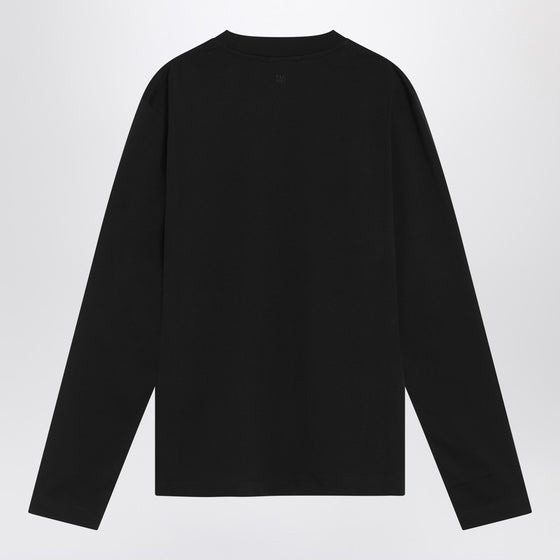 Ami Paris Black Ami De Coeur T-shirt