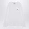 Ami Paris White Ami De Coeur T-shirt