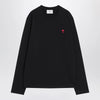 Ami Paris Black Ami De Coeur T-shirt