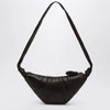LEMAIRE Small Croissant bag in black leather