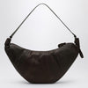 LEMAIRE Large Croissant Bag in Brown Leather
