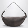 LEMAIRE Greige Quiver Clip suede bag