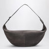 LEMAIRE Greige Quiver Clip suede bag