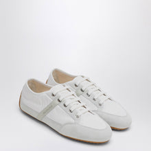  Givenchy White Silm sneakers in nylon and suede