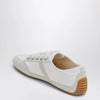 Givenchy White Silm Sneakers in nylon and suede