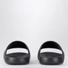 Givenchy Black rubber Label Slide flat mules