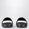 Givenchy Black rubber Label Slide flat mules